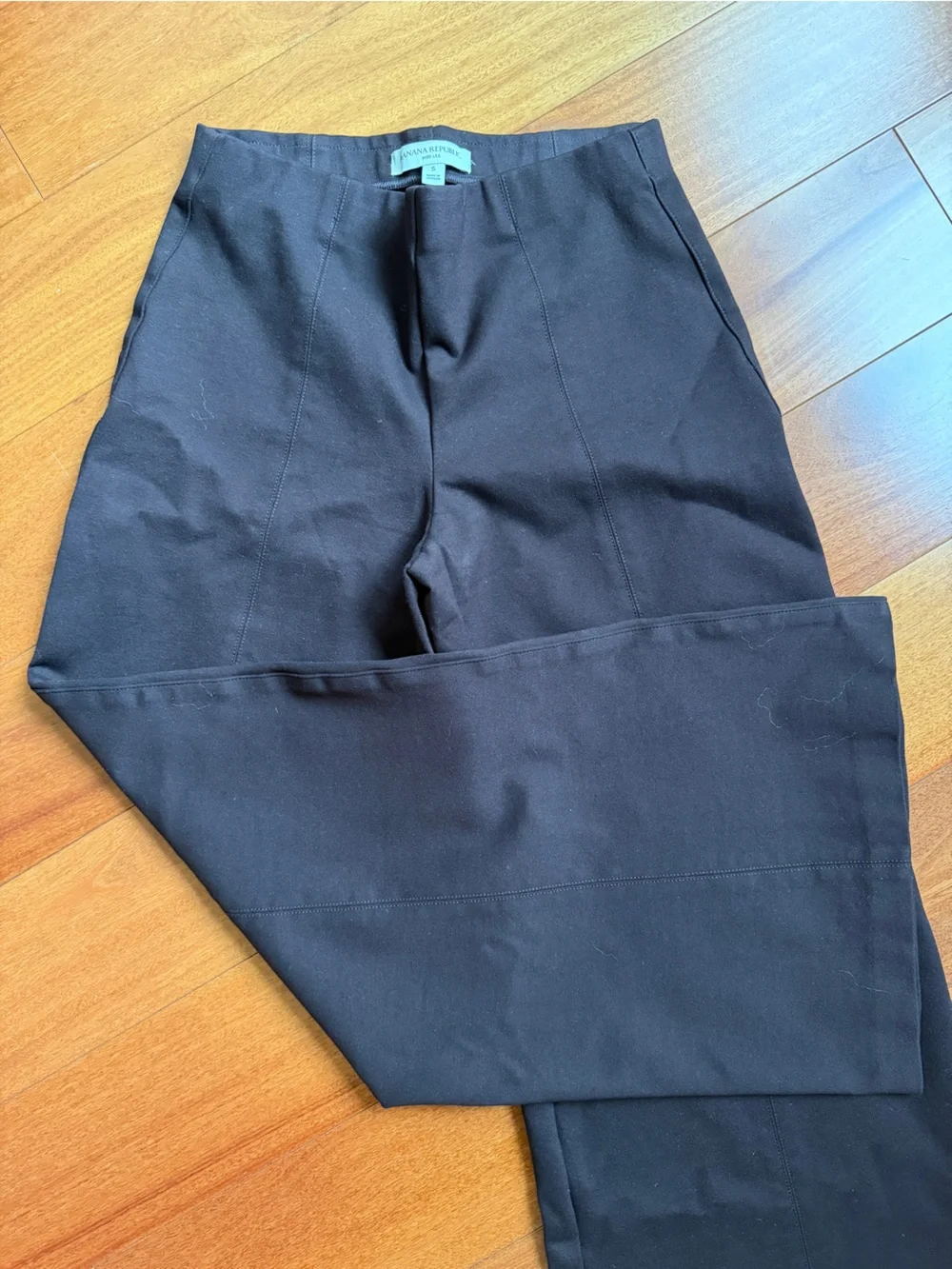 Banana Republic Dark Brown Wide-Leg Trousers